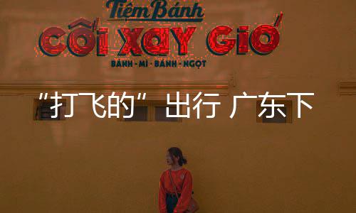 “打飛的”出行 廣東下“先手棋”向天空要GDP
