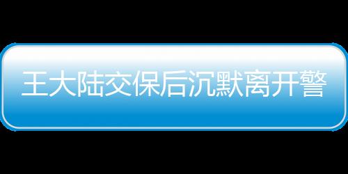 王大陸交保后沉默離開警廳，事件解讀與后續(xù)關(guān)注