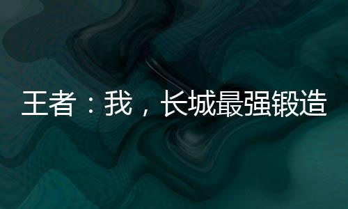 王者：我，長城最強鍛造師