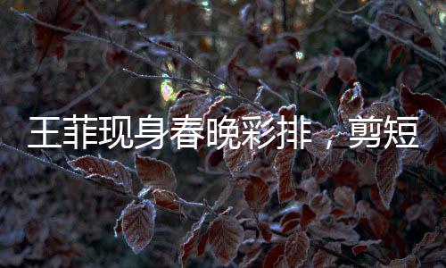 王菲現(xiàn)身春晚彩排，剪短發(fā)又颯又美，引領(lǐng)時尚潮流