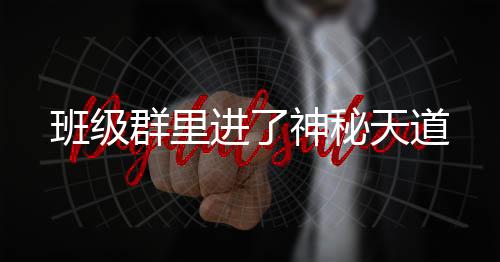 班級(jí)群里進(jìn)了神秘天道