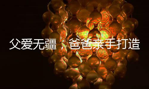 父愛無疆，爸爸親手打造學(xué)步神器助娃成長