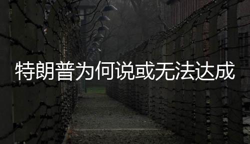 特朗普為何說或無法達(dá)成俄烏和平，深度分析與觀察