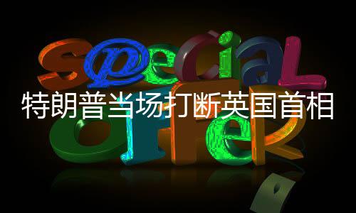 特朗普當(dāng)場打斷英國首相，夠了——一場國際風(fēng)云中的獨(dú)特交鋒