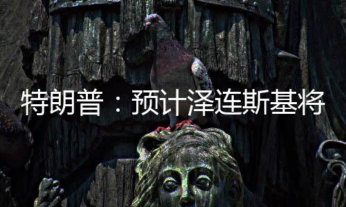 特朗普：預(yù)計(jì)澤連斯基將與美國簽署礦產(chǎn)協(xié)議
