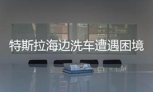 特斯拉海邊洗車遭遇困境，無法順利歸途