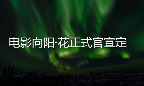 電影向陽·花正式官宣定檔，溫暖人心之作即將綻放