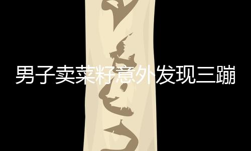 男子賣菜籽意外發(fā)現(xiàn)三蹦子載運(yùn)的菜籽竟全是偷的