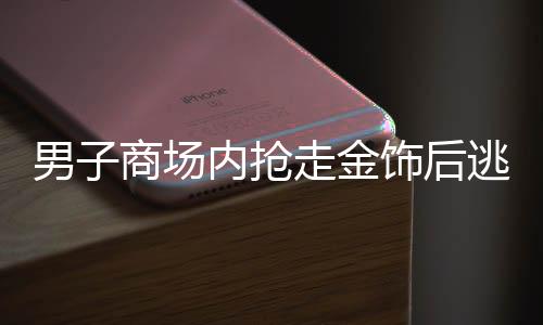 男子商場(chǎng)內(nèi)搶走金飾后逃離，警方迅速介入調(diào)查
