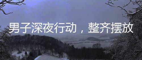 男子深夜行動，整齊擺放300余輛共享單車，展現(xiàn)城市之美