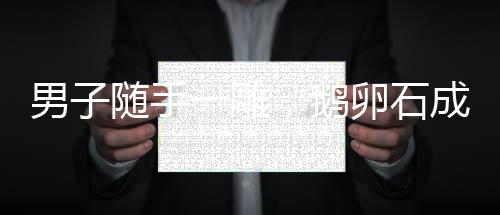 男子隨手一雕，鵝卵石成精美工藝品——尋常石頭的不凡命運