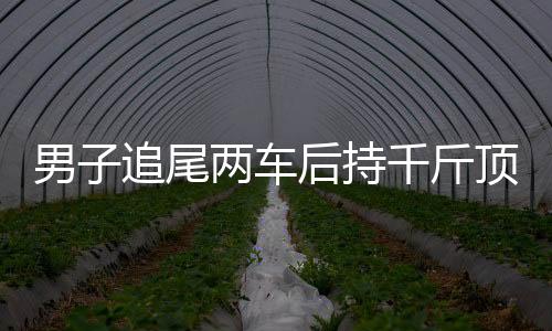 男子追尾兩車后持千斤頂砸車事件紀實