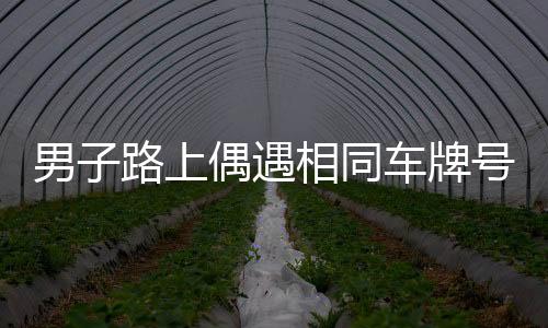 男子路上偶遇相同車牌號事件，奇特的巧合還是神秘的現(xiàn)象？