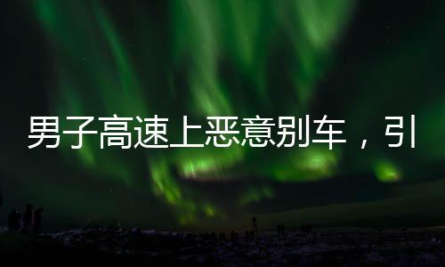 男子高速上惡意別車，引發(fā)關(guān)注與討論
