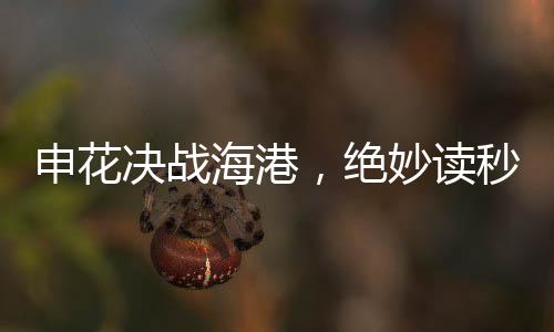 申花決戰(zhàn)海港，絕妙讀秒絕殺上演勝利頌歌