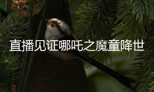 直播見證哪吒之魔童降世票房登頂，刷新影史記錄的時(shí)刻