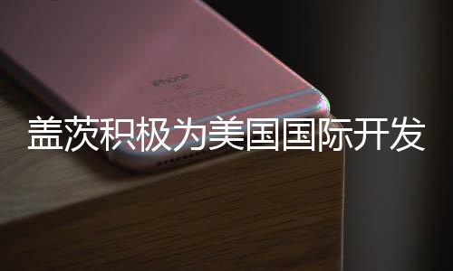 蓋茨積極為美國國際開發(fā)署醫(yī)療業(yè)務辯護，推動全球健康事業(yè)的行動力量