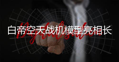 白帝空天戰(zhàn)機(jī)模型亮相長春，展現(xiàn)未來科技魅力