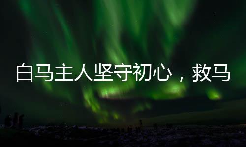 白馬主人堅(jiān)守初心，救馬英雄身著臟衣展現(xiàn)人性光輝