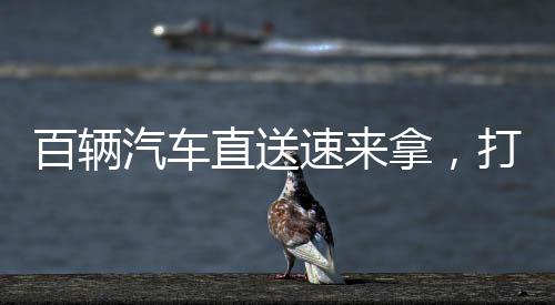 百輛汽車直送速來拿，打造全新汽車交付體驗