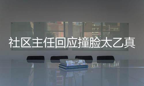社區(qū)主任回應(yīng)撞臉太乙真人，事件解讀與公眾反應(yīng)