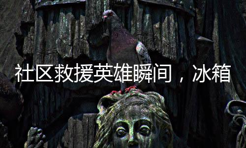 社區(qū)救援英雄瞬間，冰箱倒地砸中小孩，眾人攜手相助的感人故事