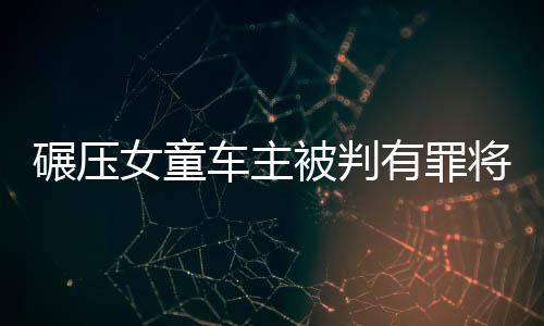 碾壓女童車主被判有罪將起訴特斯拉事件深度解析