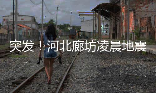 突發(fā)！河北廊坊凌晨地震，北京天津有震感