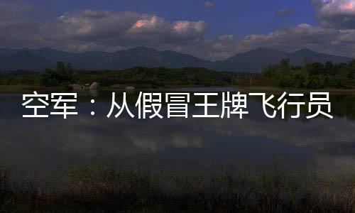空軍：從假冒王牌飛行員開(kāi)始崛起