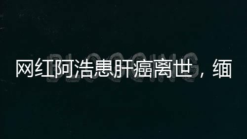 網(wǎng)紅阿浩患肝癌離世，緬懷年輕生命的逝去與警醒社會(huì)的健康警鐘