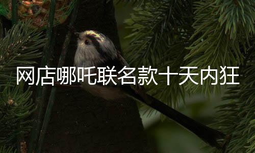 網(wǎng)店哪吒聯(lián)名款十天內(nèi)狂賣1200萬(wàn)元，銷量一路飆升！