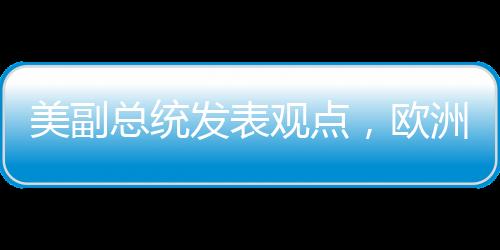 美副總統(tǒng)發(fā)表觀點，歐洲面臨的最大威脅并非來自俄羅斯