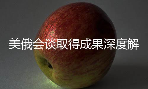 美俄會(huì)談取得成果深度解析