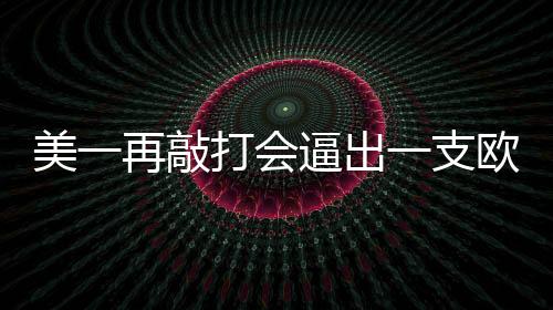 美一再敲打會逼出一支歐洲軍嗎？