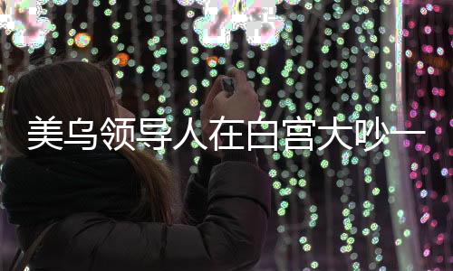 美烏領(lǐng)導(dǎo)人在白宮大吵一架背后的深層意義