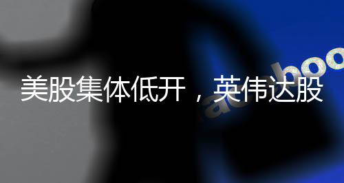美股集體低開，英偉達股價暴跌超12%