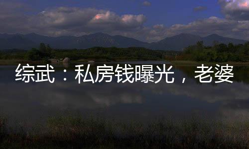 綜武：私房錢曝光，老婆黃蓉驚呆