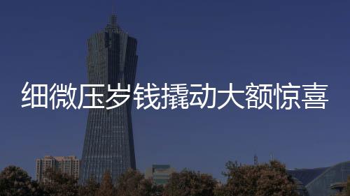 細微壓歲錢撬動大額驚喜，九百元帶來的十萬感官盛宴
