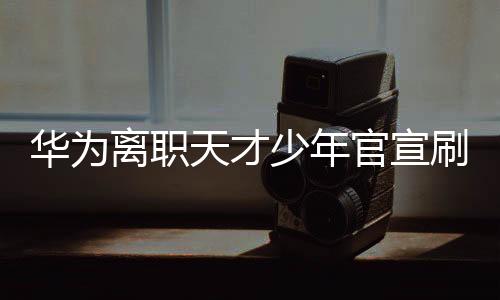 華為離職天才少年官宣刷屏，一個引發(fā)社會熱議的話題