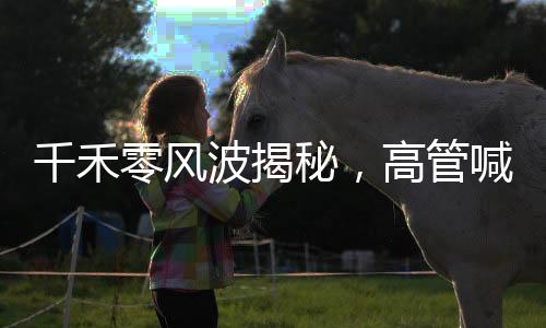 千禾零風波揭秘，高管喊冤，董事長堅定維護零添加理念
