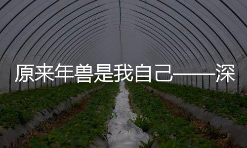 原來(lái)年獸是我自己——深度探究一種文化現(xiàn)象的背后