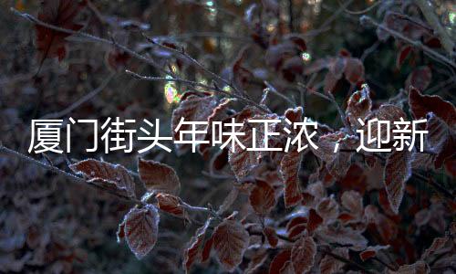 廈門街頭年味正濃，迎新春氣氛熱烈