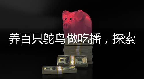 養(yǎng)百只鴕鳥做吃播，探索特色養(yǎng)殖與美食直播的新領(lǐng)域