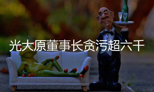 光大原董事長(zhǎng)貪污超六千萬(wàn)獲刑十五年案件詳述