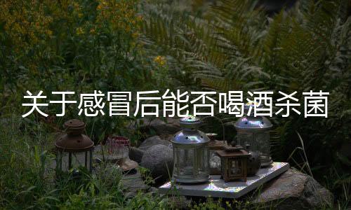 關(guān)于感冒后能否喝酒殺菌的探討