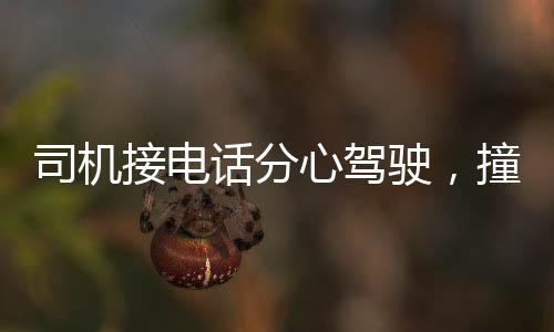 司機接電話分心駕駛，撞死老人悲劇發(fā)生