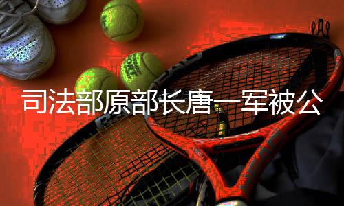 司法部原部長唐一軍被公訴，詳細(xì)解讀及事件分析