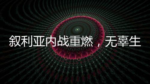敘利亞內(nèi)戰(zhàn)重燃，無辜生靈慘遭犧牲，局勢引人深思