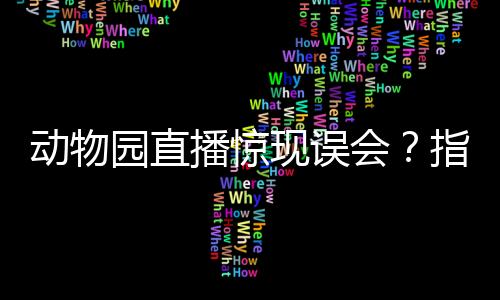 動物園直播驚現(xiàn)誤會？指狗為虎風(fēng)波揭秘，園方回應(yīng)