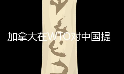加拿大在WTO對中國提起申訴 中方回應(yīng)，全球貿(mào)易挑戰(zhàn)與應(yīng)對之道